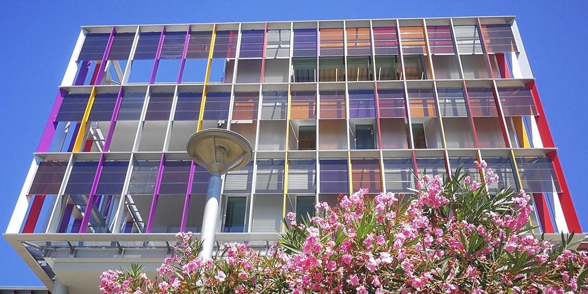 photovoltaic façade pediatric cancer center 3
