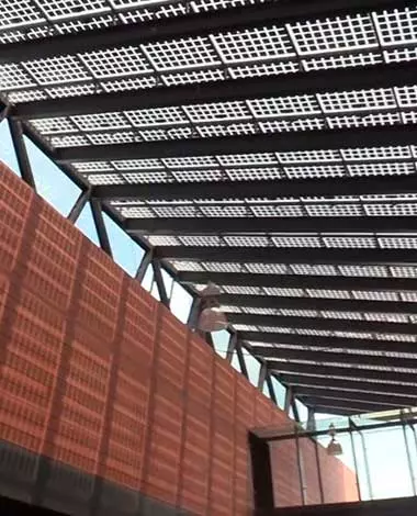 lumen shopping centre photovoltaic skylight onyx solar